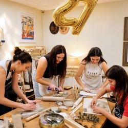 Diyar Concept Store - Porcelain painting pottery painting paint and sip giftshop concept store
pottery by hand
hand-build pottery classes
art and craft classes