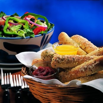 Figaro's Pizza - Breadsticks and salad to spark your appetite! - Pizza Near Me - Keizer, Oregon