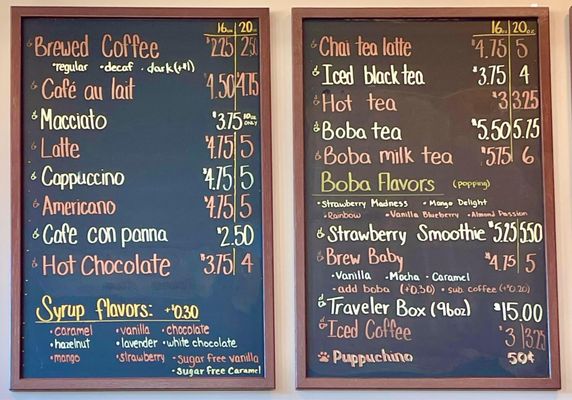Menu photo 1 Just Brew It Union Grove, WI