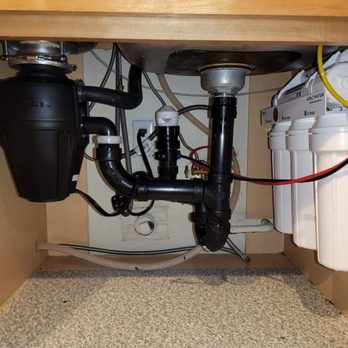 Heafey's Plumbing - New garbage disposal, black ABS drains, and water filtration system - Plumbing Near Me Heafey's Plumbing - New garbage disposal, black ABS drains, and water filtration system - Plumbing Near Me