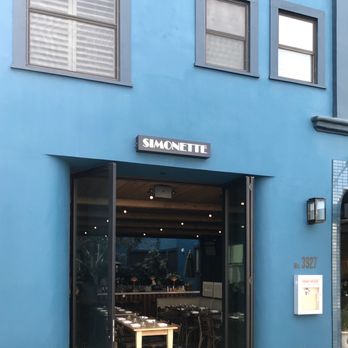 Simonette - Classy entry and exterior signage - French Near Me - Culver City, California