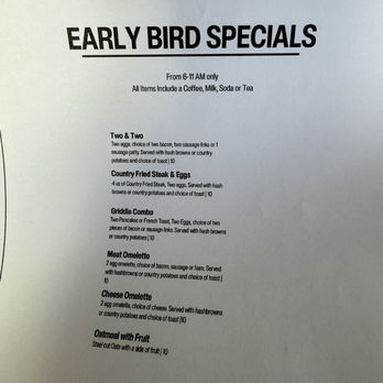 The Brunch House - 10.00 senior menu Monday - Thursday - Breakfast & Brunch Near Me - Redding, California
