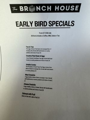 Menu photo 6 The Brunch House Redding, CA