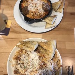 Boston's Restaurant & Sports Bar - Top - Baked Spaghetti Bottom - Carnivore