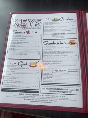 Menu photo 3 Keys Lounge Portland, OR Menu photo 3 Keys Lounge Portland, OR