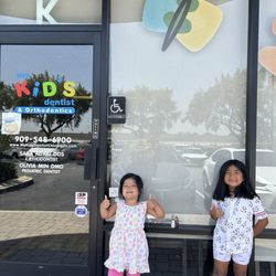 My Kid's Dentist & Orthodontics - Kiddos after tooth extractions and multiple fillings