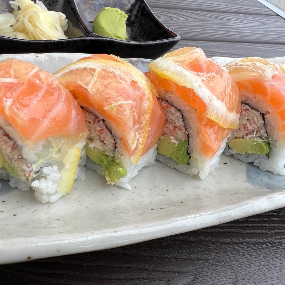 Hayashi Sushi - 49ers roll with real crab - Sushi Bars Near Me - Half Moon Bay, California Hayashi Sushi - 49ers roll with real crab - Sushi Bars Near Me - Half Moon Bay, California