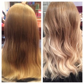 Kismet Beauty Lounge - Blonde ombré process - Hair Salons Near Me - Chicago, Illinois