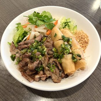 Grandpa Tao Kitchen - Bun Thit Nuong with Chau Goi (aka v6 on the menu) - Asian Fusion Near Me - El Cajon, California Grandpa Tao Kitchen - Bun Thit Nuong with Chau Goi (aka v6 on the menu) - Asian Fusion Near Me - El Cajon, California