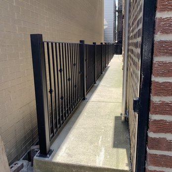 Way Maker Construction - Railing viewing from the entry door - Metal Fabricators Near Me