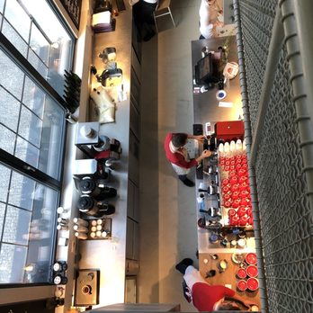 Eska - Coffee bar (view from the 2nd floor) - Bakeries Near Me - Prague, Puerto Rico