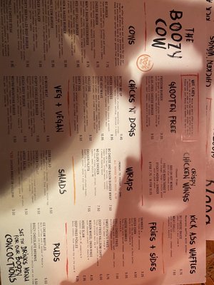 Menu photo 7 Boozy Cow Edinburgh, EDH