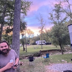 Three Springs Campground - Our of our homeschool dads enjoying his RV space at the beautiful Three Springs Campground!