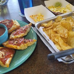 Dugarel's - Pizza dippers, chips, pretzel burger