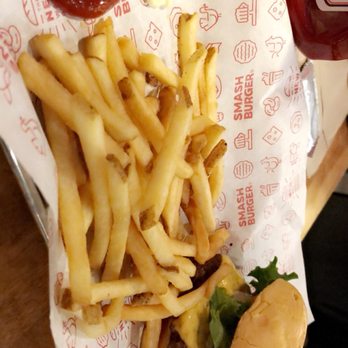 Smashburger - Classic mash burger with side of fries - Burgers Near Me - Brooklyn, New York