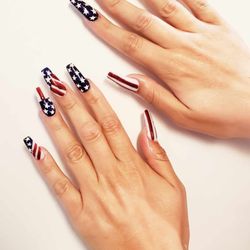 Tender Touch Pedi-Spa & Nails - 4th of July nails by Zac