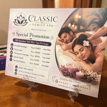 Classic Family Spa - Skin Care Near Me - Glendale, California