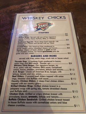 Menu photo 8 Whiskey Chicks Oklahoma City, OK Menu photo 8 Whiskey Chicks Oklahoma City, OK