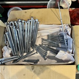 Axles and brake rod Axles and brake rod