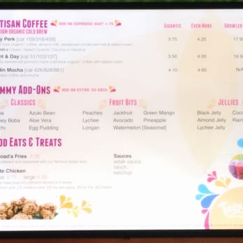Tastea - Menu - Page 3 of 3 - Bubble Tea Near Me - Costa Mesa, California