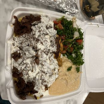 Abo Youssef Mediterranean Food  - Combo 3. Mix Grill Plate - Food Trucks Near Me - Austin, Texas