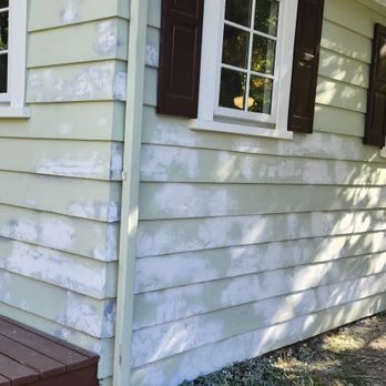 David's Painting Services - We scraped, pressure washed, patched, sanded, primed and paint this entire exterior plus trim - Painters Near Me