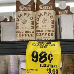 Grocery Outlet - Cold brew coffee fan? Look closer, this is Horchata flavor at a great price!