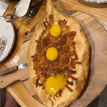 Jana Grill & Bakery - Ajarian Khachapuri - Large - Lebanese Near Me - Watertown, Massachusetts