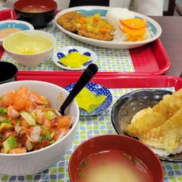 Curry Donkatsu ($12) & Poke Bowl ($15) Curry Donkatsu ($12) & Poke Bowl ($15)