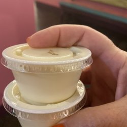 Cantina Louie - Same size Taco Bell gives with chips and cheese.