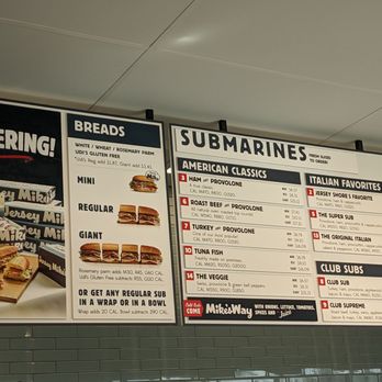 Jersey Mike's Subs - Menu at Jersey Mike's Subs 2/2023 - Fast Food Near Me - Newton, Massachusetts