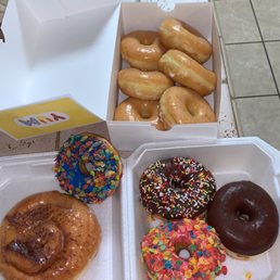 a variety of doughnuts a variety of doughnuts