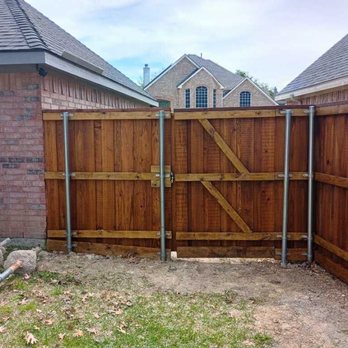 Fence Guy - Our brand new gate. - Fences & Gates Near Me - Dallas, Texas Fence Guy - Our brand new gate. - Fences & Gates Near Me - Dallas, Texas