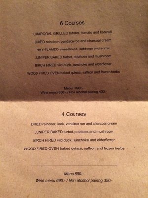 Menu photo 5 Ekstedt Stockholm, AB