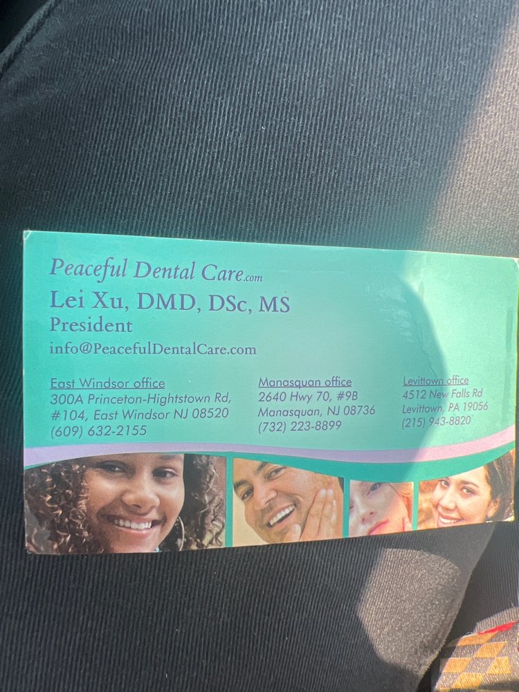 PEACEFUL DENTAL CARE Updated August 2024 300 Princeton Hightstown