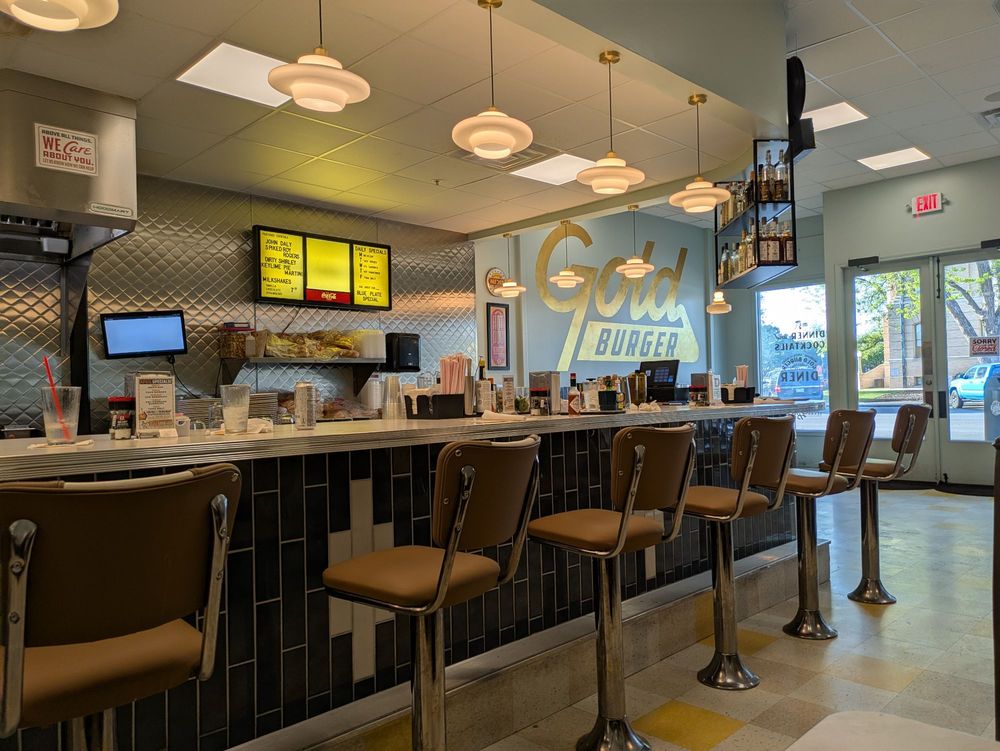Food from Gold Burger Diner