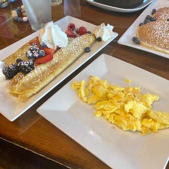 Biscuit - Mixed Berry Crepes Scrambled Eggs - Breakfast & Brunch Near Me - Frisco, Texas