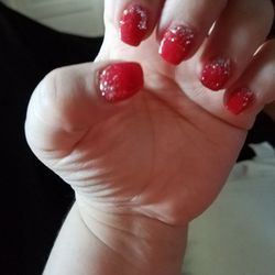 Tia's Silver Nails - Valentines!