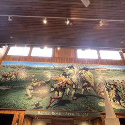 Painting of Battle Road Painting of Battle Road