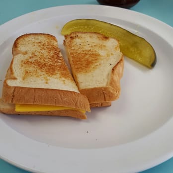 Sabina's Diner and Ice Cream Shop - This is the saddest grilled cheese sandwich on the planet everyone. For a child obviously. - Breakfast & Brunch Near Me - Hernando, Florida Sabina's Diner and Ice Cream Shop - This is the saddest grilled cheese sandwich on the planet everyone. For a child obviously. - Breakfast & Brunch Near Me - Hernando, Florida