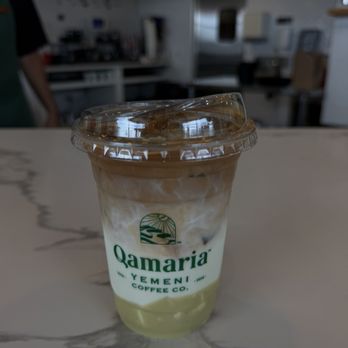 Qamaria Coffee - The pistachio latte is my go to. It has never disappointed me. The pistachio sauce is top-tier!!! - Coffee & Tea Near Me - Fullerton, California