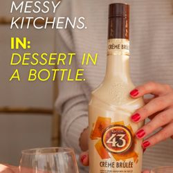 Licor 43 Crème Brulé is the delicious fusion of Licor 43 Original and Crème Brulé with the surprising touch of salted caramel.