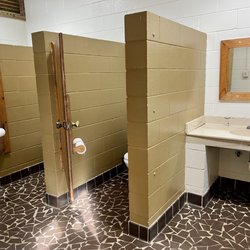 Little Pee Dee State Park - Inside bathhouse