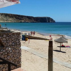 Restaurante Raposo - View from the restaurant looking East , Atlantic Ocean beyond.