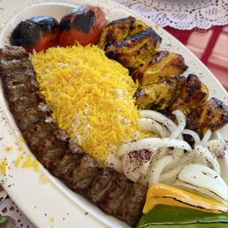 Combo Koobideh and Chicken Thigh