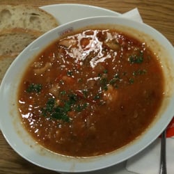 Gosch Sylt - Lübecker Fischsuppe mit Muscheln und Garnelen (6,50€)