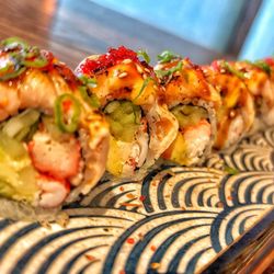 Blōōfin Sushi and Bar - The Lion King roll