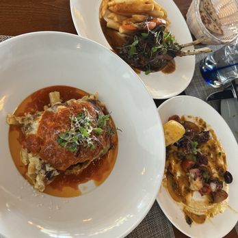 Mezzeluna - Lamb chops, pastisio, and kalamata octopus - Greek Near Me - Cotati, California