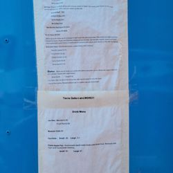 Tacos galore and more - Menu