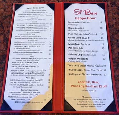 Menu photo 1 Si Bon Rancho Mirage, CA Menu photo 1 Si Bon Rancho Mirage, CA